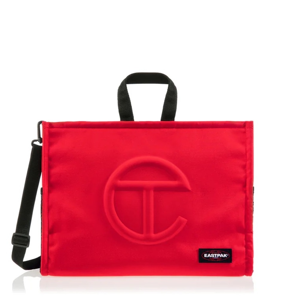 Brand new- never worn Telefae x Eastpak red medium tote bag